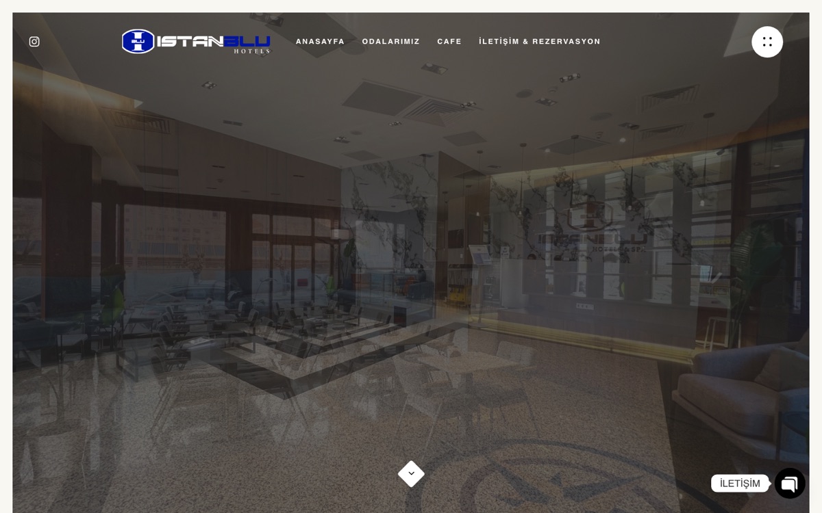 İstanblu Hotels web sitesi