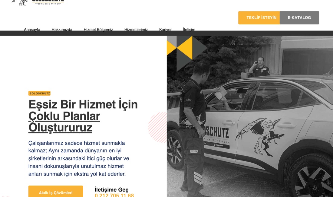 Soloschutz web sitesi